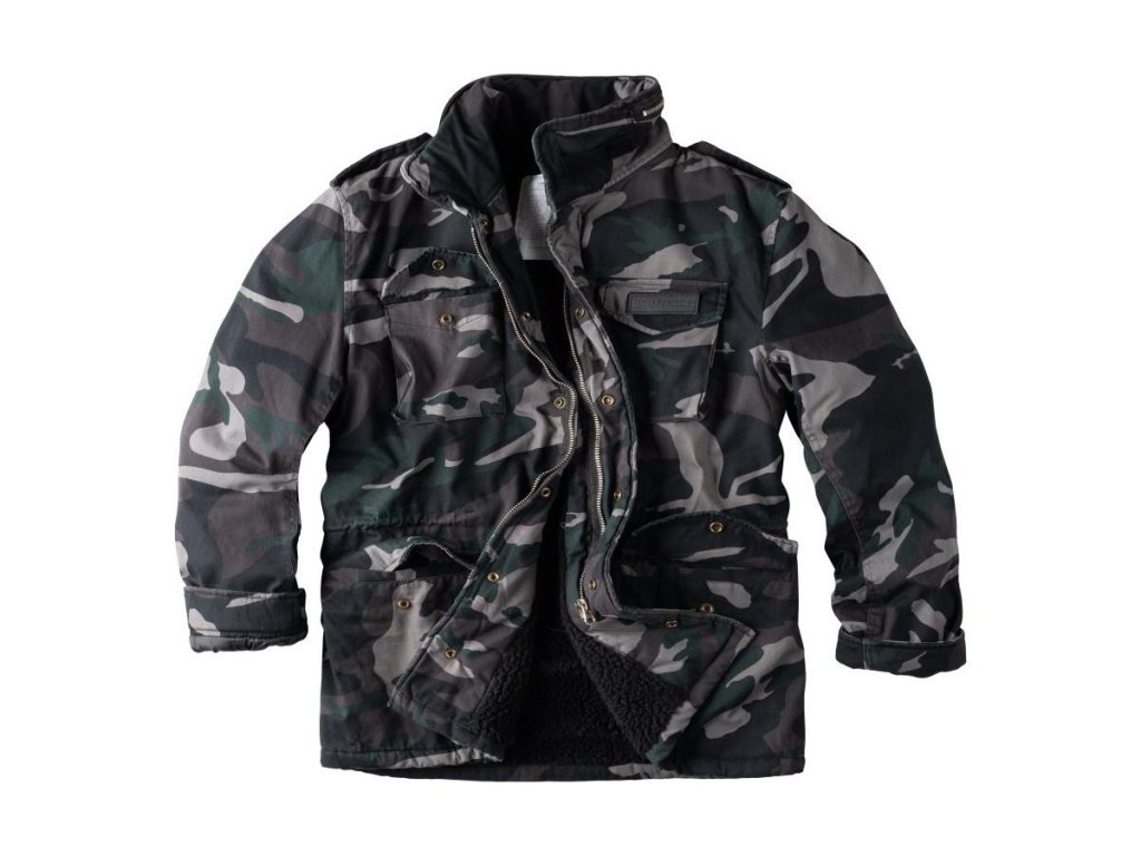 Bunda PARATROOPER Vintage zimní BLACK CAMO (barva BLACK CAMO, velikost XL)