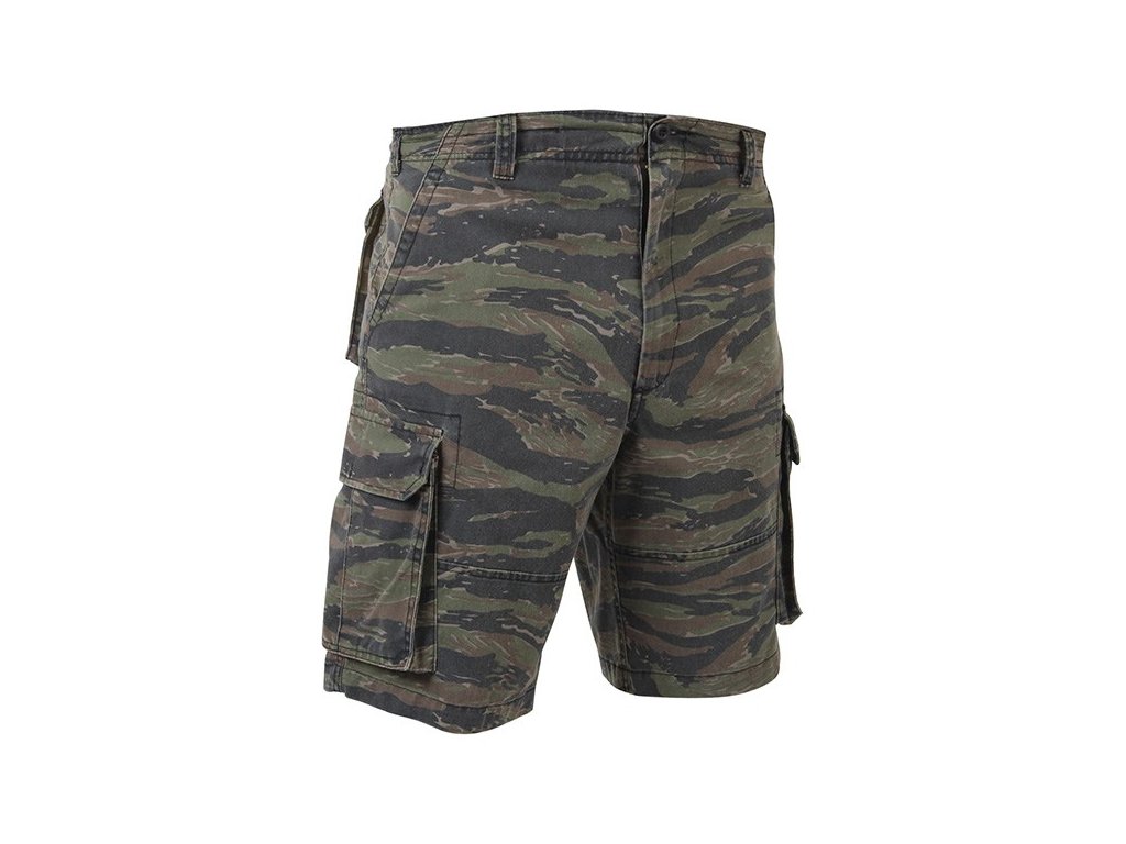 Kraťasy VINTAGE PARATROOPER TIGER STRIPE CAMO (barva TIGER STRIPE, velikost 3XL)