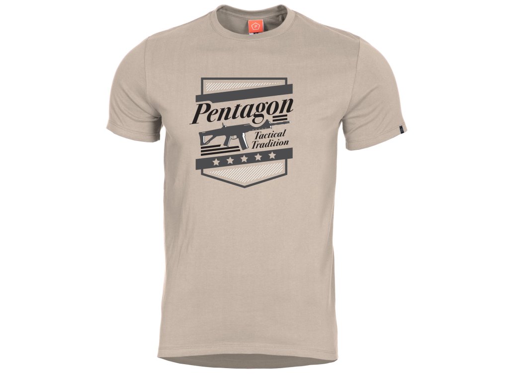 Triko A.C.R. PENTAGON tactical tradition KHAKI (barva KHAKI - PÍSKOVÁ, velikost 3XL)