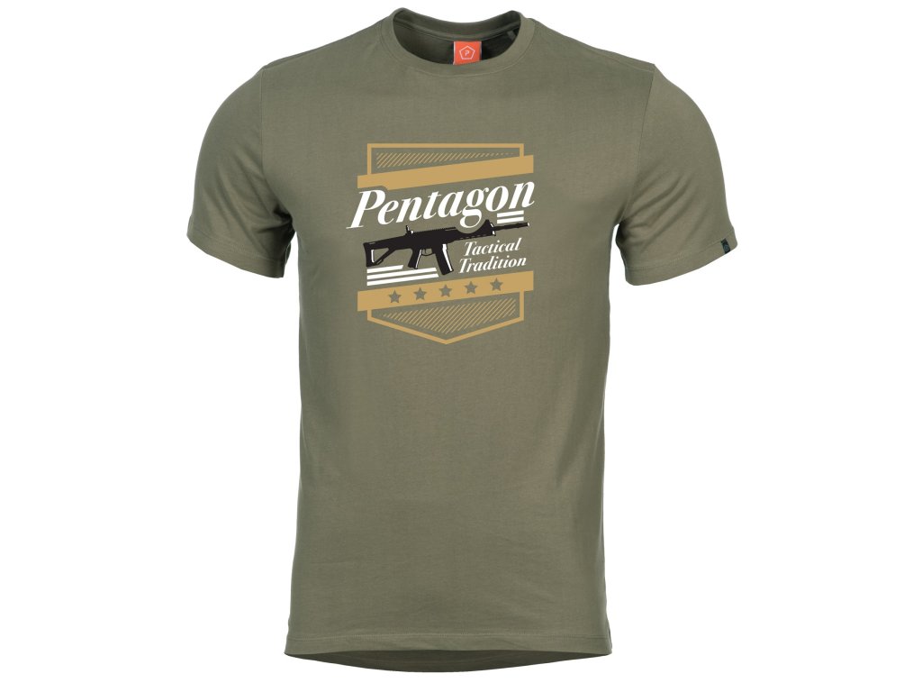 Triko A.C.R. PENTAGON tactical tradition ZELENÉ (barva ZELENÁ - OLIV, velikost 3XL)