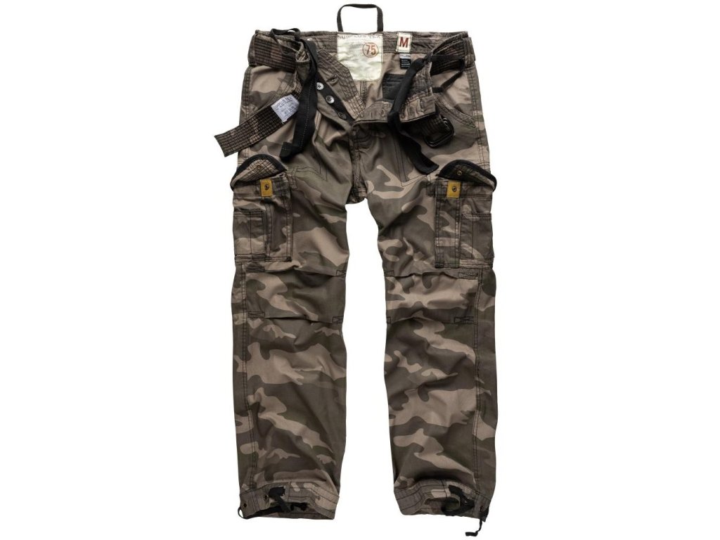Kalhoty PREMIUM VINTAGE BLACK CAMO (barva BLACK CAMO, velikost 4XL)