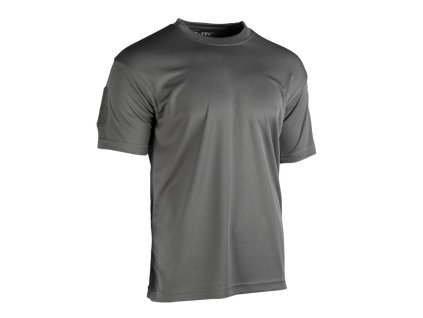Triko taktické QUICK DRY krátký rukáv ŠEDÉ (barva ŠEDÁ - GREY, velikost S)