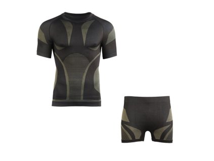 Komplet funkční PERFORMANCE triko a trenky ČERNÉ (barva ČERNÁ - BLACK, velikost L-XL)