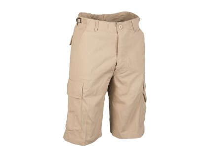 Kraťasy US typ BDU rip-stop předeprané KHAKI (barva KHAKI - PÍSKOVÁ, velikost 3XL)