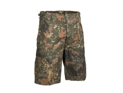 Kraťasy US typ BDU rip-stop předeprané FLECKTARN (barva FLECKTARN - německé maskovaní, velikost M)
