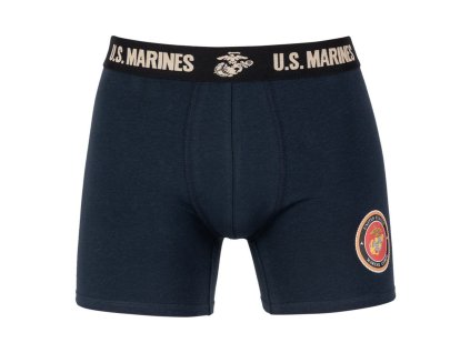 Trenýrky Boxer US MARINES MODRÉ (barva MODRÁ, velikost L)