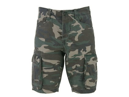 Kraťasy CARGO STONEWASHED WOODLAND (barva US WOODLAND, velikost 3XL)