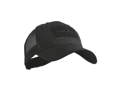 Čepice baseball TRUCKER se síťkou ČERNÁ