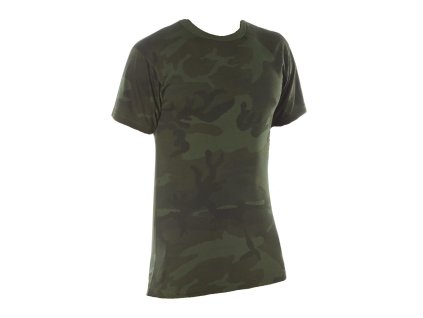 Triko prodloužené funkční Dry Moisture Wicking MIDNIGHT WOODLAND CAMO (barva US WOODLAND, velikost 3XL)