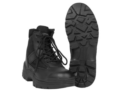 Boty SECURITY kotníčkové ČERNÉ (barva ČERNÁ - BLACK, velikost 38)