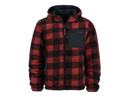 Bunda oboustranná SHERPA SOFTSHELL ČERNO/ČERVENÁ (velikost 3XL)