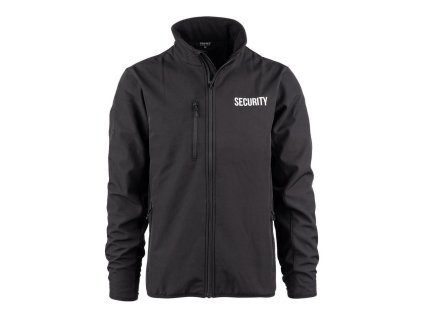 Bunda SECURITY softshell ČERNÁ (barva ČERNÁ - BLACK, velikost 3XL)