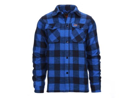 Košile DŘEVORUBECKÁ flanelová MODROČERNÁ (barva MODRÁ, velikost 3XL)