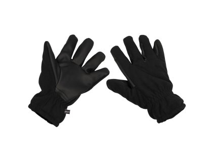 Rukavice ALPIN prstové fleece ČERNÝ (barva ČERNÁ - BLACK, velikost 3XL)