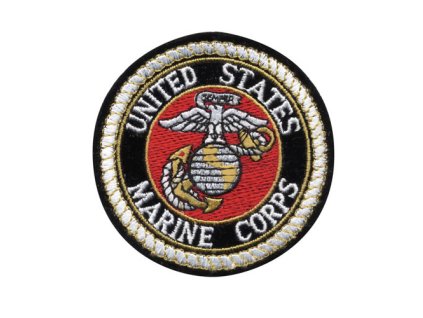 Nášivka DELUXE USMC kulatá 7,5 cm