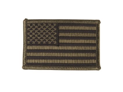Nášivka US VLAJKA textil ZELENÁ