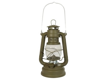 Lampa petrolejová 25cm Hurricane ZELENÁ MATOVÁ