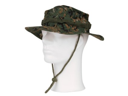 Klobouk LUXE bush DIGITAL WOODLAND (barva DIGITAL WOODLAND - MARPAT, velikost L)