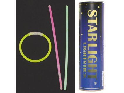 Světlo chemické - náramek 5x200mm 65ks různé barvy
