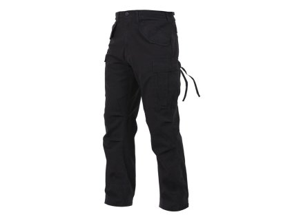 Kalhoty VINTAGE US M65 FIELD ČERNÉ (barva ČERNÁ - BLACK, velikost L)