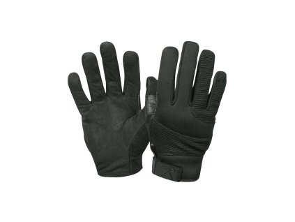 Rukavice STREET SHIELD s kevlar vložkou (barva ČERNÁ - BLACK, velikost L)