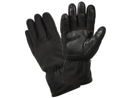Rukavice MICRO FLEECE ČERNÉ (barva ČERNÁ - BLACK, velikost L)