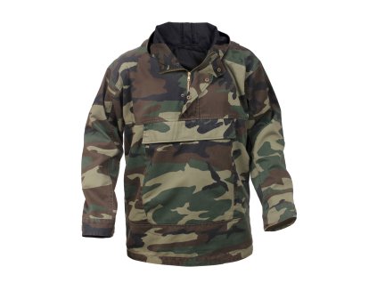 Bunda s kapucí PARKA US WOODLAND (barva US WOODLAND, velikost L)