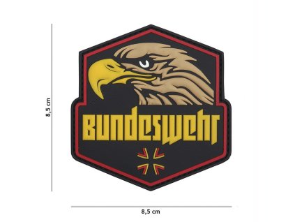 Nášivka BUNDESWEHR plastová velcro BAREVNÁ