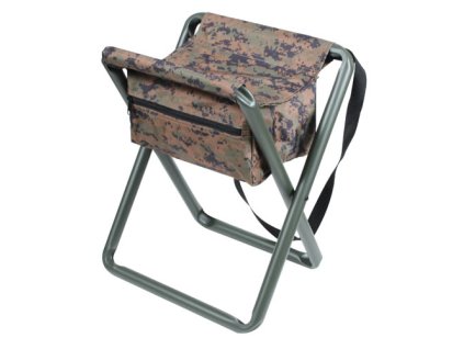 Stolička DELUXE skládací s vakem DIGITAL WOODLAND
