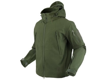 Bunda Summit SOFTSHELL ZELENÁ (barva ZELENÁ - OLIV, velikost L)