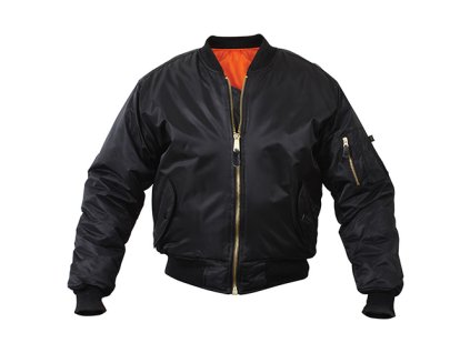 Bunda ULTRA FORCE MA1 FLIGHT ČERNÁ (barva ČERNÁ - BLACK, velikost 10XL)