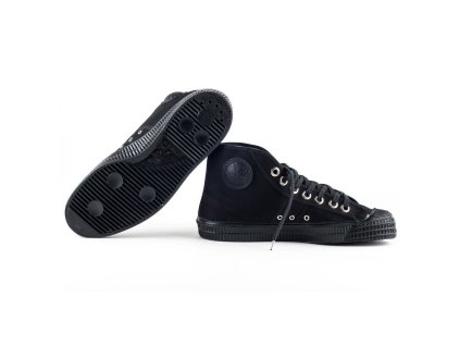 Tenisky kotníkové ČERNÉ (barva ČERNÁ - BLACK, velikost 36)