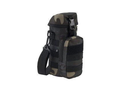 Pouzdro na láhev 0,5-1 l s popruhem MOLLE DARK CAMO