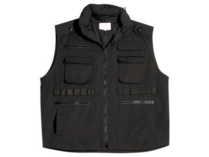 Vesta dětská RANGER ČERNÁ (barva ČERNÁ - BLACK, velikost L)
