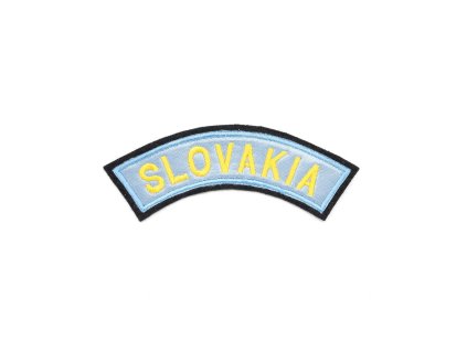 Nášivka oblouček SLOVAKIA světle modrá