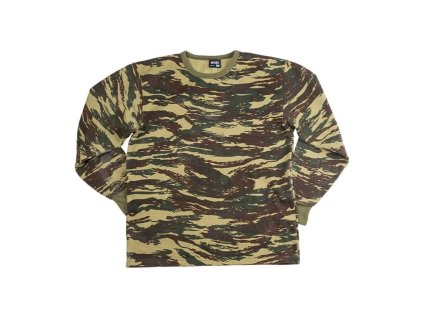 Triko s dlouhým rukávem ŘECKÉ LIZARD CAMO použité (barva ŘECKÉ MASKOVÁNÍ, velikost L)