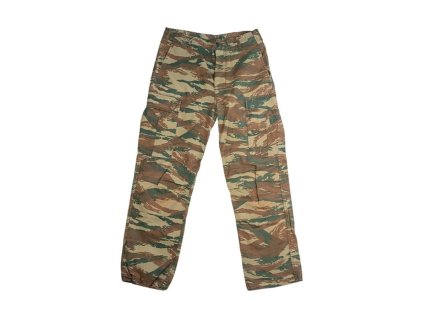 Kalhoty BDU řecké LIZARD CAMO použité (barva ŘECKÉ MASKOVÁNÍ, velikost L)