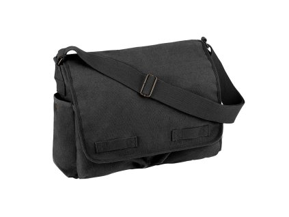Taška VINTAGE přes rameno 38 x 28 x 15 cm TMAVĚ ŠEDÁ