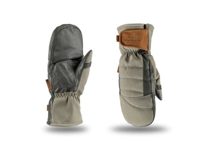 Rukavice POLAR palcové GUNMETAL (barva ŠEDÁ - GREY, velikost S-M)