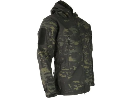 Bunda softshell TACTICAL PATRIOT maskování BTP BLACK (barva BTP BLACK, velikost 3XL)
