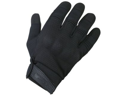 Rukavice taktické RECON s ochranou kloubů ČERNÉ (barva ČERNÁ - BLACK, velikost L)