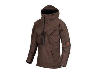 Bunda větrovka PILGRIM EARTH BROWN/ČERNÁ (velikost 3XL)