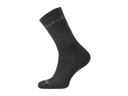 Ponožky ALL ROUND set 3ks ČERNÉ (barva ČERNÁ - BLACK, velikost L)