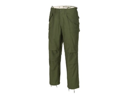 Kalhoty US M65 ZELENÉ (barva ZELENÁ - OLIV, velikost L-L)