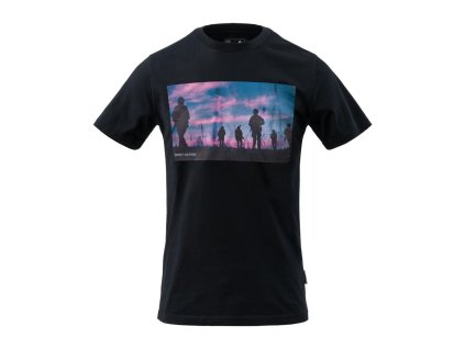 Triko SUNSET ČERNÉ (barva ČERNÁ - BLACK, velikost 3XL)