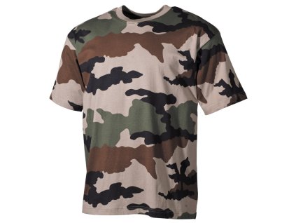 Triko kr.rukáv bavlněné CCE TARN (barva CCE - francouzké maskování, velikost 3XL)