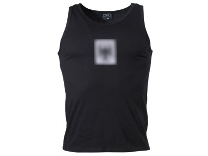 Tílko BW bavlněné s orlicí ČERNÉ (barva ČERNÁ - BLACK, velikost 3XL)