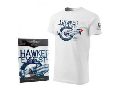 Triko RAF HAWKER TEMPEST BÍLÉ (barva BÍLÁ - WHITE, velikost L)