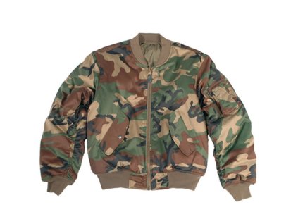 Bunda US MA1 bomber WOODLAND (barva US WOODLAND, velikost 3XL)