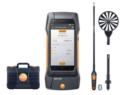 3270 testo 400 sada pro mereni proudeni s 16 mm vrtulkovou sondou